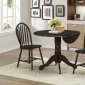 D402 Dining Set 3Pc in Espresso