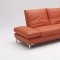 1307 Dahlia Sectional Sofa in Orange Leather by VIG