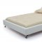 Bruno Bed in White Leather Match by Whiteline Imports