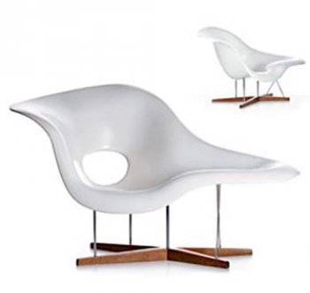 White Fiberglass Modern Artistic & Attractive Chaise Lounger [SHCL-LaChaise]