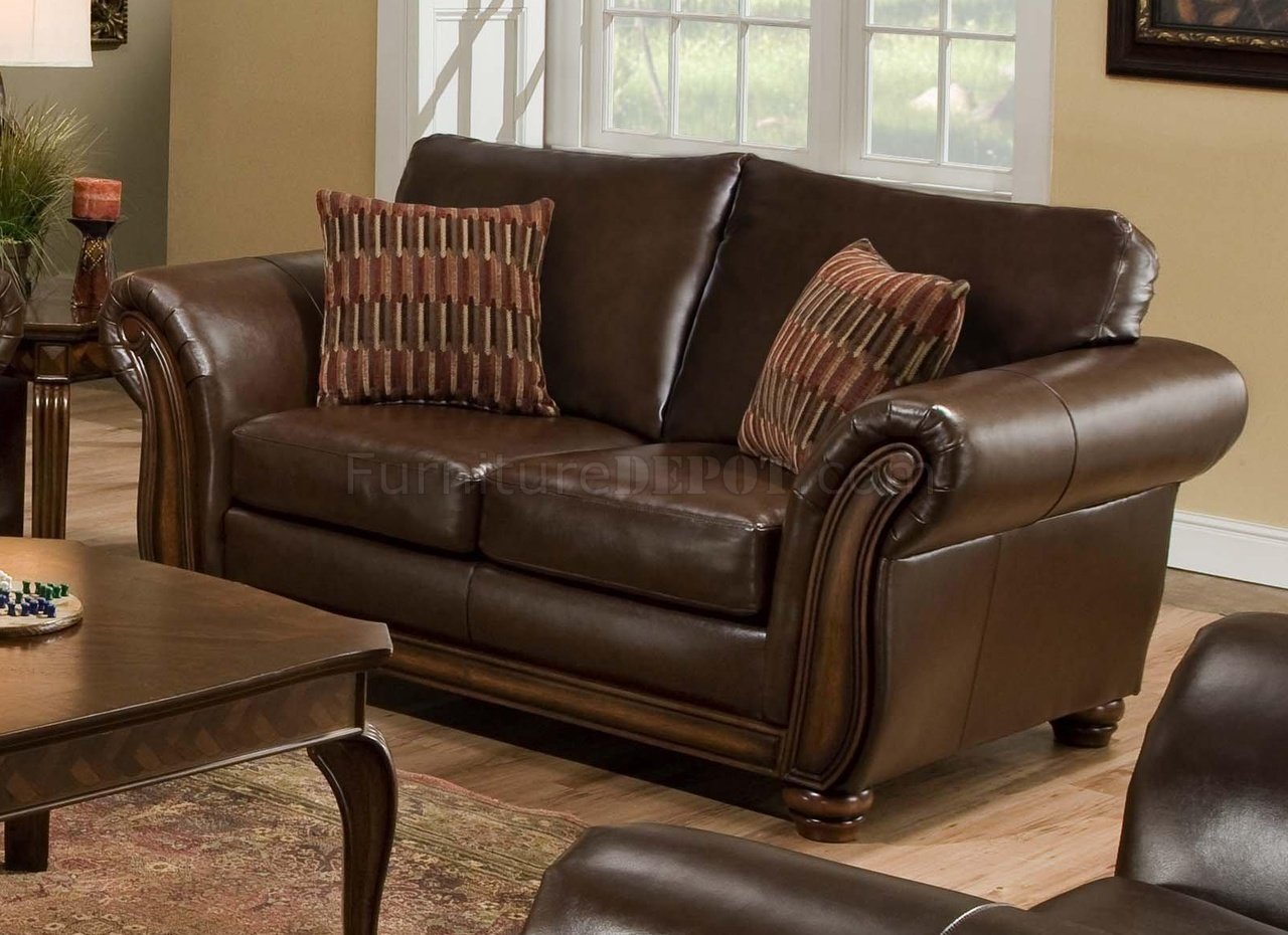 vintage bonded leather sofa