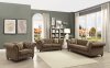 Aurelia Sofa 52425 in Brown Linen Fabric by Acme w/Options