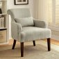 Agalva Accent Chair CM-AC6113BG 2Pc Set in Beige