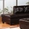 U5190 Sectional Sofa in Espresso Bonded Leather