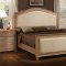 Aria Bedroom by Acme in White Washed Finish w/Options