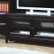 Cappuccino Finish Contemporary TV Stand W/Optional Media Towers