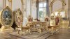 Bernadette Dining Table DN01469 in Gold by Acme w/Options