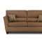 Camel Microfiber Modern Casual Sofa & Loveseat Set w/Options