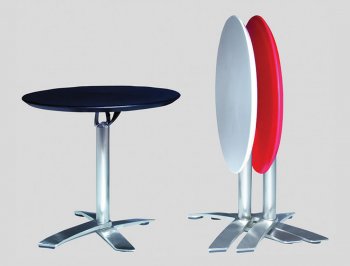 Black or White Round Folding Bar Table [AHBF-C58]