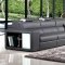 Polaris Sectional Sofa in Grey Bonded Leather by VIG Furniture