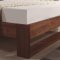 Lyon Bed in Walnut & Light Taupe by Casabianca