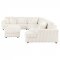 Emberson Sectional Sofa 4Pc 508851 in Ivory by Coaster w/Options