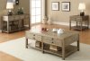 701958 Coffee Table 3Pc Set in Driftwood by Coaster w/Options