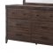 Richmond Bedroom Set 5Pc 205710 in Dark Grey Oak by Coaster