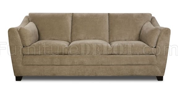 Hazel Microfiber Modern Sofa And Loveseat Set Woptional Items