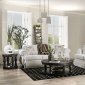 Bergen Sofa SM6428 in Ivory Linen-Like Fabric w/Options