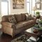 Larkinhurst Queen Sofa Sleeper in Earth Faux Leather by Ashley