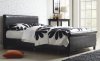 5793 Kai Bed by Homelegance in Dark Brown Vinyl