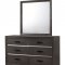 7300 Bedroom Set 5Pc in Grey by Lifestyle w/Options