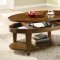 Rich Cherry Finish Modern Lift Top Coffee Table w/Options