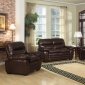 Soho 604 Sofa in Brown Bonded Leather w/Optional Items