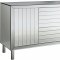 Leah Buffet 311 in Mirrored Finish by Meridian w/Chrome Base