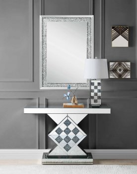 Noralie Console Table 90622 in Mirror by Acme w/Options [AMCT-90622 Noralie]