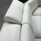 Tempo Sectional Sofa 0730 in White Leather by VIG