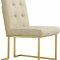 Victoria Dining Chair 715 Set of 2 Beige Linen Fabric - Meridian