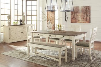 Bolanburg Dining Table D647 5Pc Set by Ashley w/Options [SFADS-D647-Bolanburg]