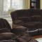 Winchester Reclining Sofa CM6556CP in Dark Brown w/Options