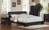 20060Q London Bed Queen Size in Black by Acme