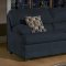 6525 Clara Sofa & Loveseat Set in Black Fabric by Chelsea