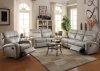 Valery Motion Sofa Gray Bonded Leather Match by Acme w/Options