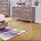 Caroline 400891 Kids Bedroom 4Pc Set in Metallic Lilac w/Options