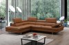 A761 Sectional Sofa in Caramel Leather by J&M