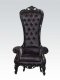 59141 Raven Accent Chair in Black Fabric by Acme