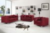 Isabelle 612 Sofa in Burgundy Velvet Fabric w/Options