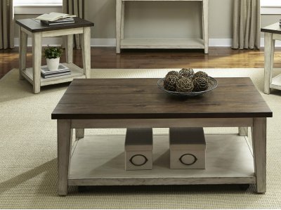 Lancaster Coffee Table & 2 End Tables 3Pc Set 612-OT by Liberty