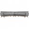 Engage EEI-2108-GRY Sectional Sofa in Gray by Modway w/Options