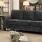 Cornelia Sofa 2Pc Set 8216DG in Dark Grey Fabric - Homelegance