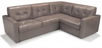 Songa Sectional Sofa Bed 54093 in Taupe Genuine Leather by Acme [AMSS-54093-Songa-MI Piace]