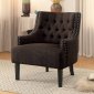 Charisma Accent Chair 1194CH in Chocolate Fabric by Homelegance