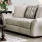 Oacoma Sofa SM9113 in Off-White Chenille Fabric w/Options