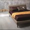 Metropolitan Platform Bed in Taupe Leatherette by J&M