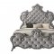 Perine Bedroom BD01062Q in Gray Velvet by Acme w/Options