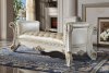 Vendome Bench BD01522 in Champagne PU by Acme