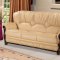 Mina 639 Sofa in Camel Bonded Leather w/Optional Items