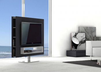 Braga Premium Swivel TV Unit in Rich Grey by J&M [JMWU-Braga]