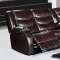 Gramercy 644 Motion Sectional Sofa in Brown Bonded Leather